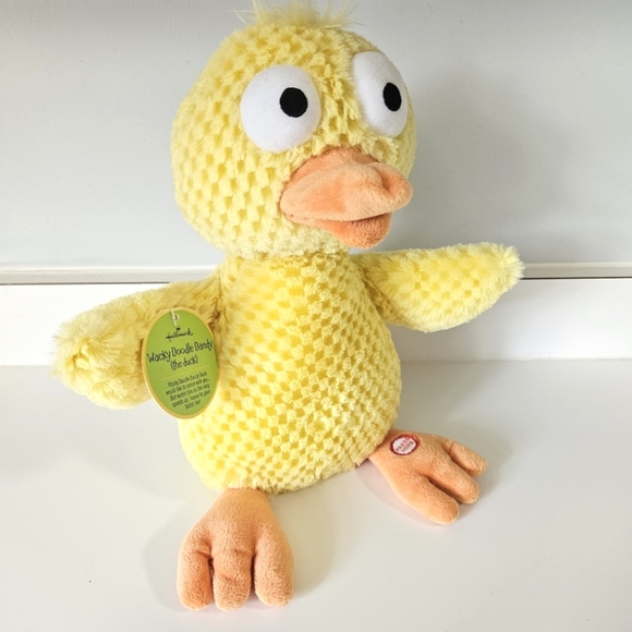 NEW Hallmark Wacky Doodle Dandy Chicken Dance Animated Singing Plush Duck - Picture 1 of 5